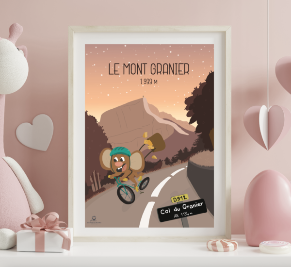 Affiches pour chambre d’enfant - Mont Granier Chartreuse