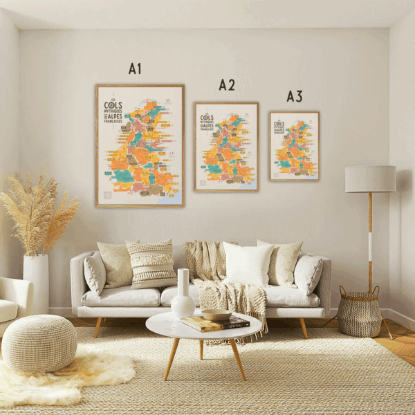 Cols mythiques des Alpes Françaises - Guide des tailles