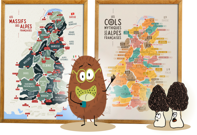 Les Chouettes Affiches des Massifs Français - Les Chouettes Histoires de Chartreuse