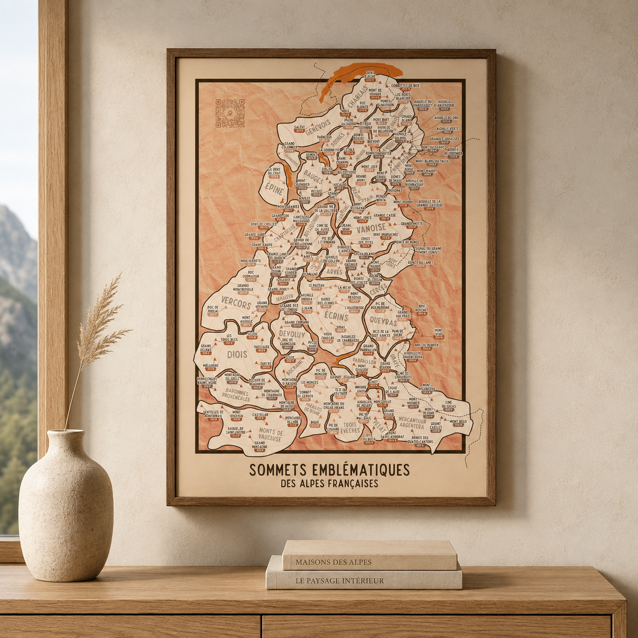 Sommets emblématiques des Alpes Françaises