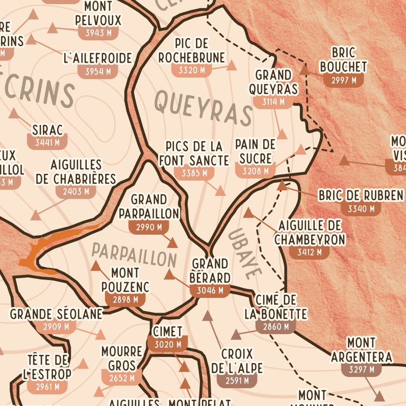 Sommets emblématiques des Alpes Françaises